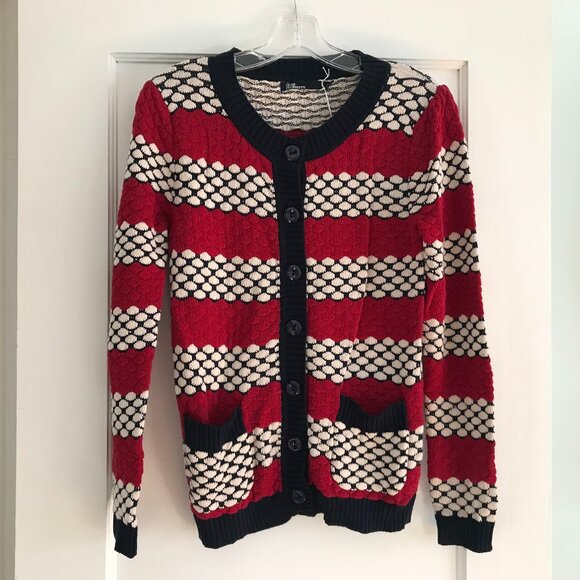 Dear Creatures | Honeycomb Pattern Cardigan - Picture 2 of 9